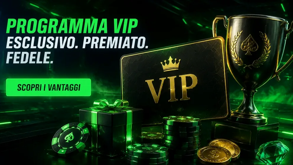 carta VIP gold con trofeo e premi casino
