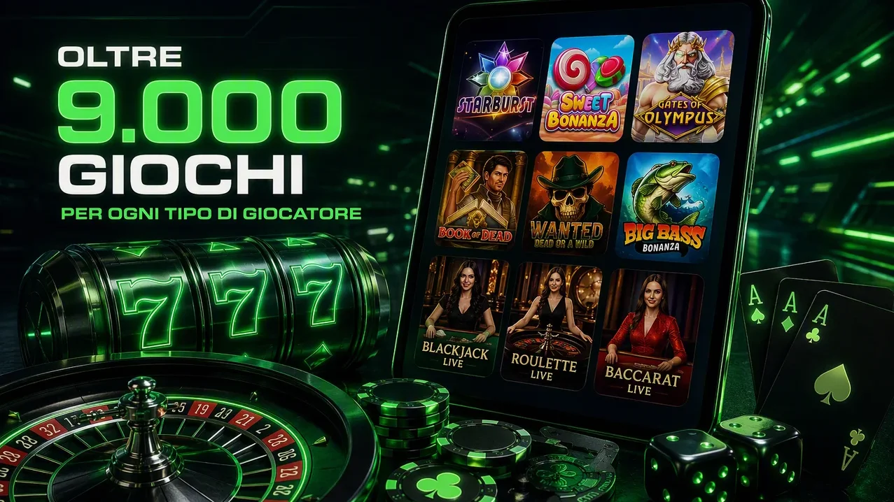 Giochi Nitrobet Casino — Slot, Live Casino e Giochi da Tavolo
