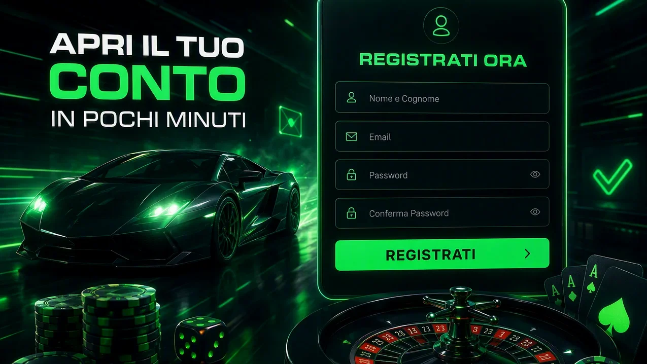 Registrazione su Nitrobet Casino